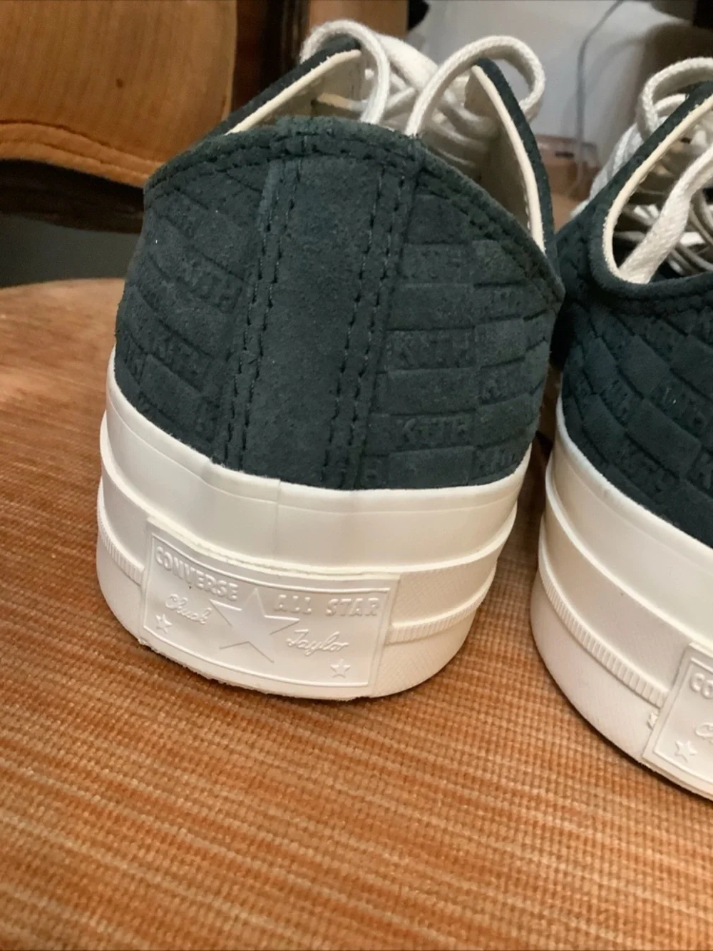 Kith x Converse Chuck Taylor All Star 70 Ox Green Scarab Monogram Pack Men's 11